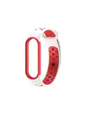 Коралловый ремешок для Xiaomi Mi Band 5 / 6 / 7 cиликоновый спортивный (Сяоми ми бенд))