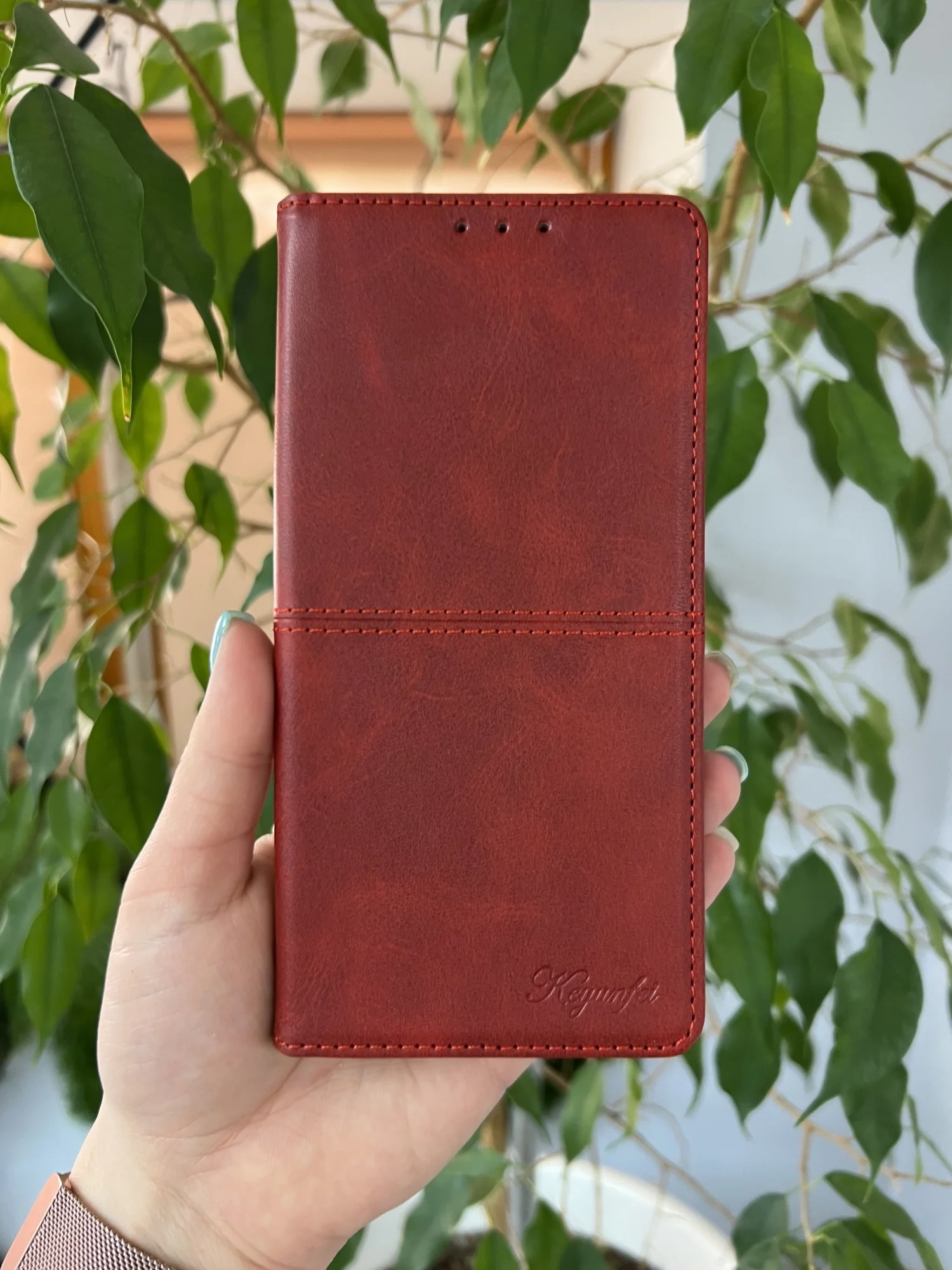 Красный чехол книжка elitcase для Tecno Spark 20 Pro Plus / Техно Спарк 20 Про +