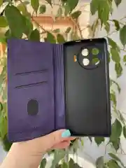 Фиолетовый чехол книжка elitcase для Tecno Spark 20 Pro Plus / Техно Спарк 20 Про +