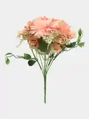Коралловый цветы искусственные букеты для декора герберы, ромашки, подсолнухи