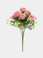 Розовый цветы искусственные букеты для декора розы