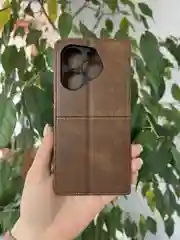 Тёмно-коричневый чехол книжка elitcase для Tecno Spark 20 Pro / Техно Спарк 20 Про