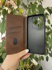 Тёмно-коричневый чехол книжка elitcase для Tecno Spark 20 Pro / Техно Спарк 20 Про