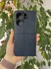 Синий чехол книжка elitcase для Tecno Spark 20 Pro / Техно Спарк 20 Про
