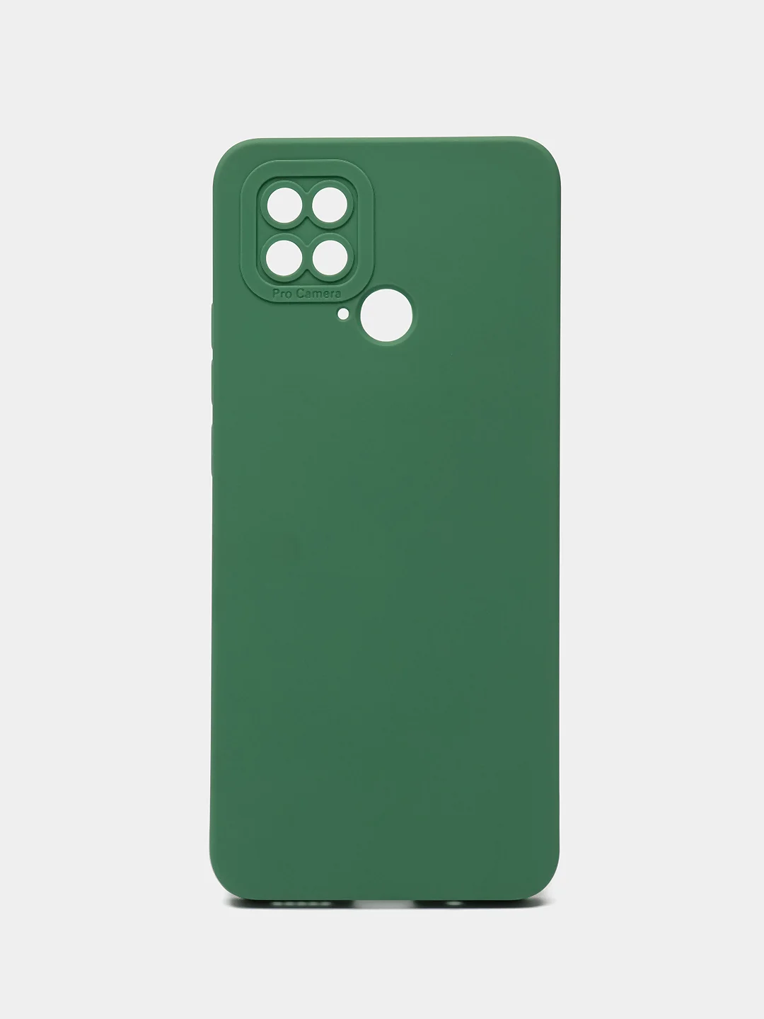 Зеленый чехол для Xiaomi Poco C40 (Поко C40) противоударный, с защитой камеры