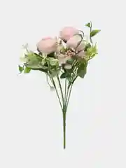 Белый цветы искусственные букеты для декора пионы, розы