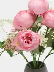 Розовый цветы искусственные букеты для декора пионы, розы