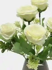 Белый цветы искусственные букеты для декора розы