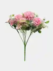 Розовый цветы искусственные букеты для декора герберы, ромашки