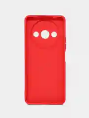 Зеленый чехол для Xiaomi Redmi A3 / A3X / Poco C61, Сяоми Редми А3 / Поко С61, с защитой камеры