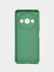 Зеленый чехол для Xiaomi Redmi A3 / A3X / Poco C61, Сяоми Редми А3 / Поко С61, с защитой камеры