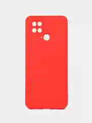 Красный чехол для Xiaomi Poco C40 (Поко C40) противоударный, с защитой камеры