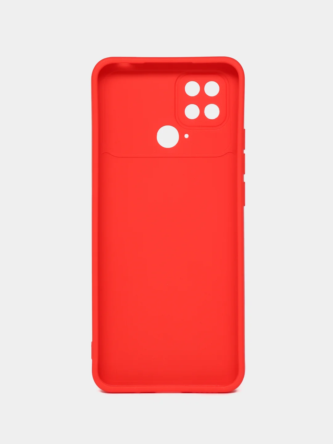Красный чехол для Xiaomi Poco C40 (Поко C40) противоударный, с защитой камеры