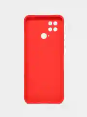 Красный чехол для Xiaomi Poco C40 (Поко C40) противоударный, с защитой камеры