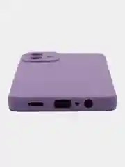 Красный чехол для Samsung Galaxy A06, Самсунг Галакси А06, с защитой камеры