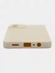 Молочный чехол для Samsung Galaxy A06, Самсунг Галакси А06, с защитой камеры