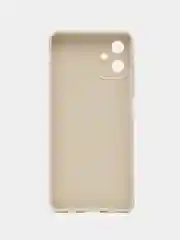 Молочный чехол для Samsung Galaxy A06, Самсунг Галакси А06, с защитой камеры
