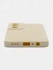 Молочный чехол для Realme C65 4G (Реалми С65 4 Джи), противоударный, с защитой камеры