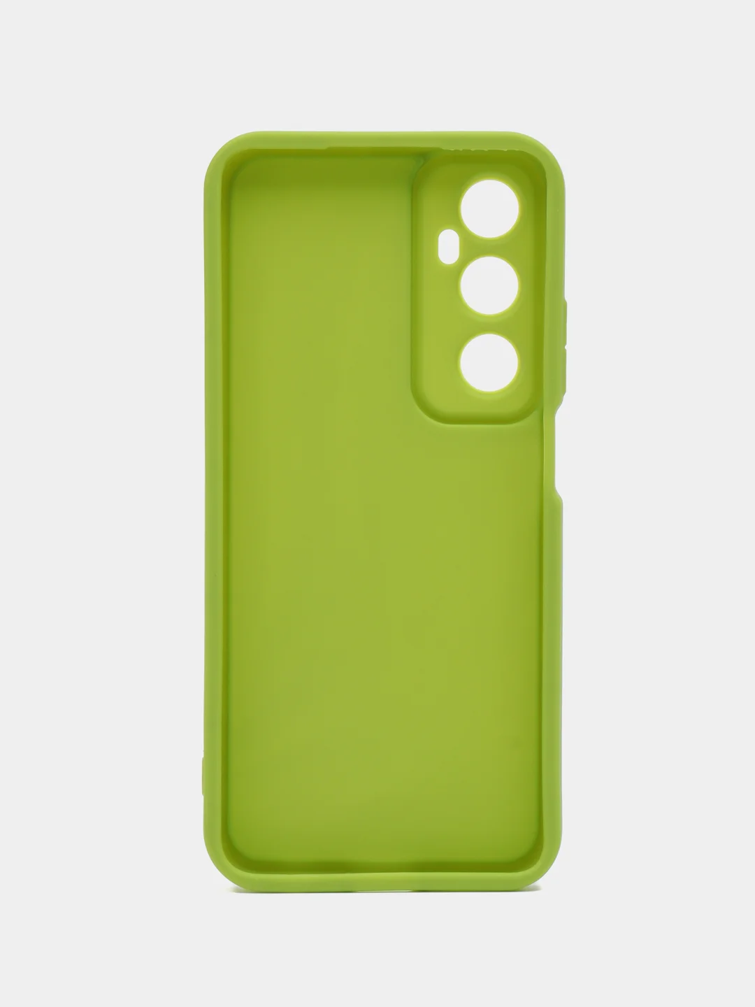 Зеленый чехол для Realme C65 4G (Реалми С65 4 Джи), противоударный, с бортиками