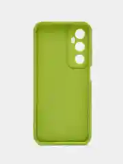Зеленый чехол для Realme C65 4G (Реалми С65 4 Джи), противоударный, с бортиками
