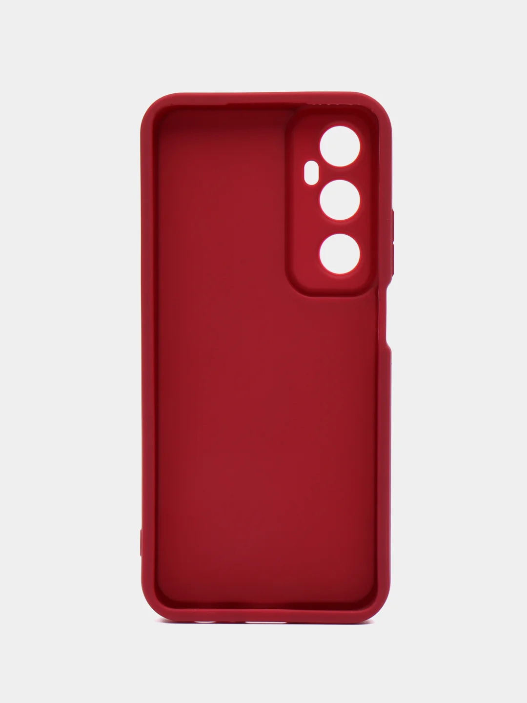 Бордовый чехол для Realme C65 4G (Реалми С65 4 Джи), противоударный, с бортиками