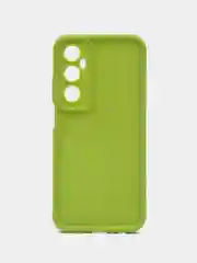 Зеленый чехол для Realme C65 4G (Реалми С65 4 Джи), противоударный, с бортиками