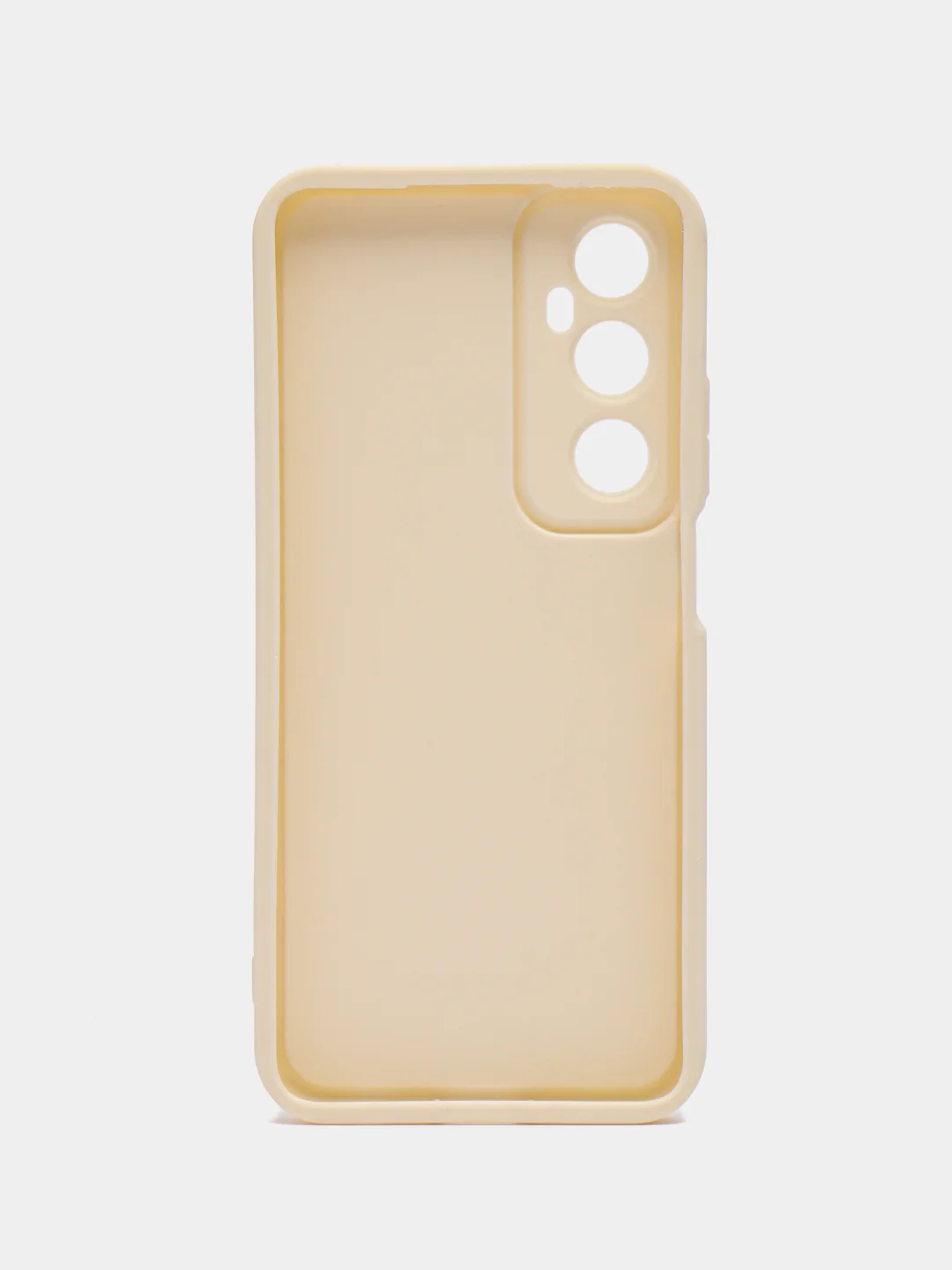 Молочный чехол для Realme C65 4G (Реалми С65 4 Джи), противоударный, с бортиками