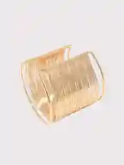 Золотой браслет массивный женский/широкий/ манжета