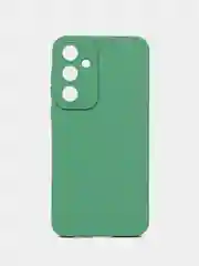 Зеленый чехол для Samsung Galaxy A55, Самсунг Галакси А55, с защитой камеры