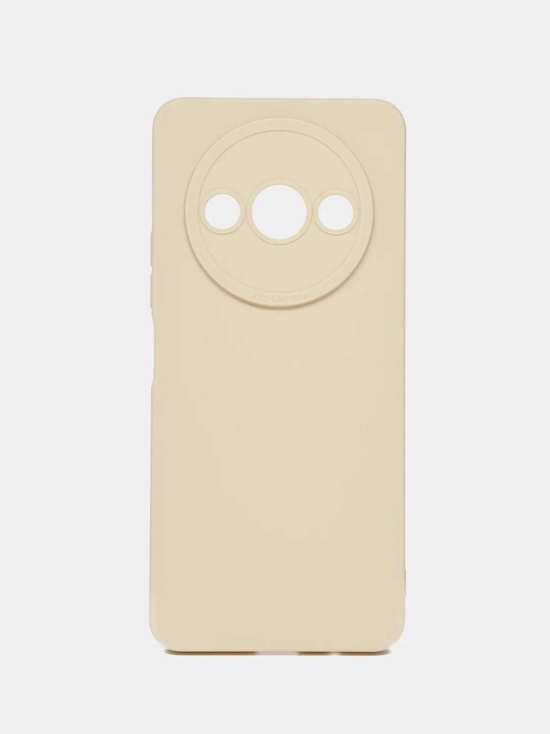Молочный чехол для Xiaomi Redmi A3 / A3X / Poco C61, Сяоми Редми А3 / Поко С61, с защитой камеры