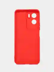 Красный чехол для Honor 90 Lite  (Хонор 90 лайт), противоударный, с защитой камеры