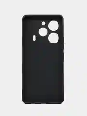 Черный чехол для Tecno Pova 6, Tecno Pova 6 Pro 5G (Техно Пова 6 / 6 Про 5 Джи), с защитой камеры