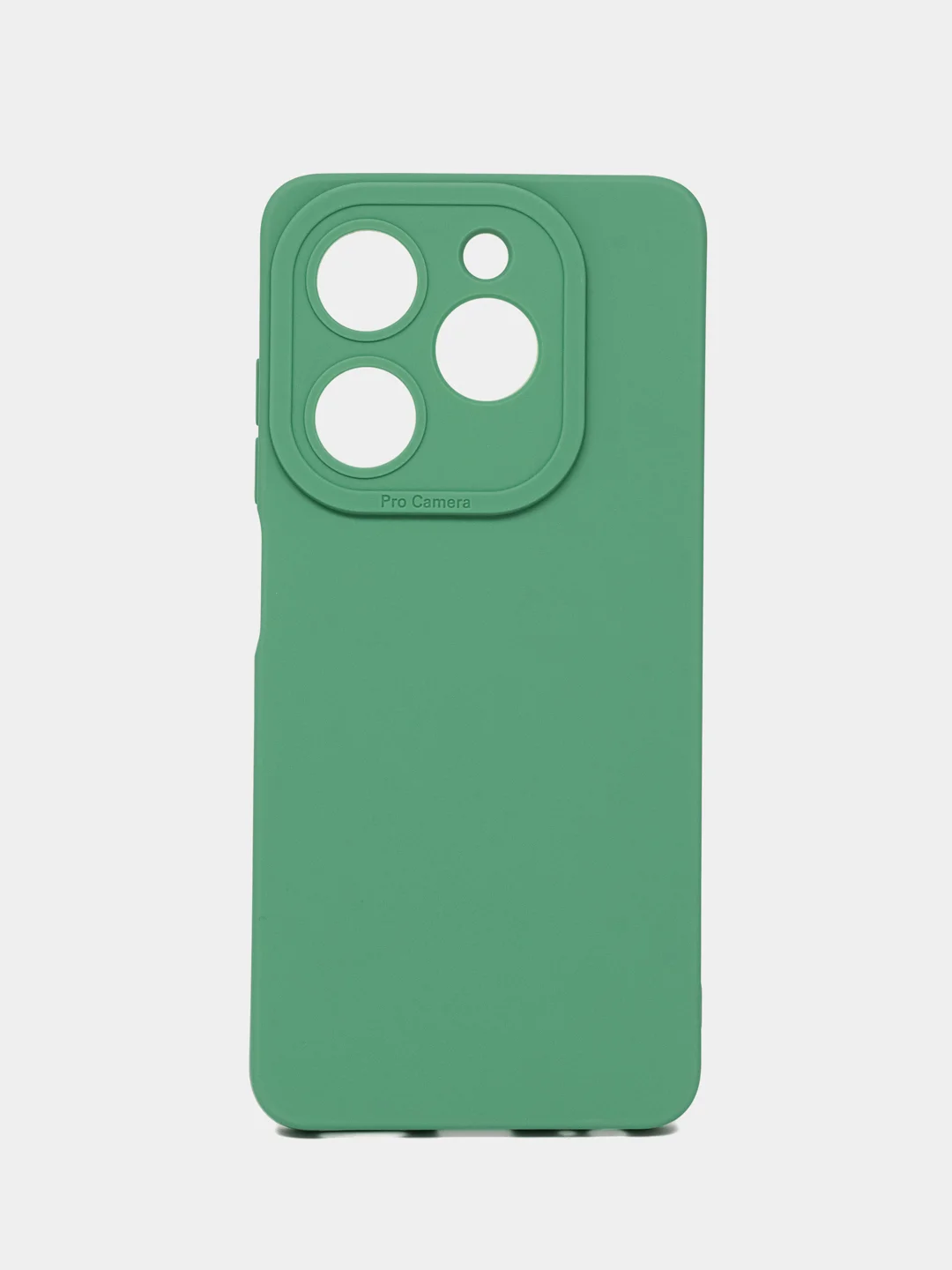 Зеленый чехол Tecno Spark 20C, Spark 20, Spark Go 2024, Hot 40i, Smart 8 / 8 Plus, с защитой