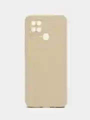 Молочный чехол для Xiaomi Poco C40 (Поко C40) противоударный, с защитой камеры