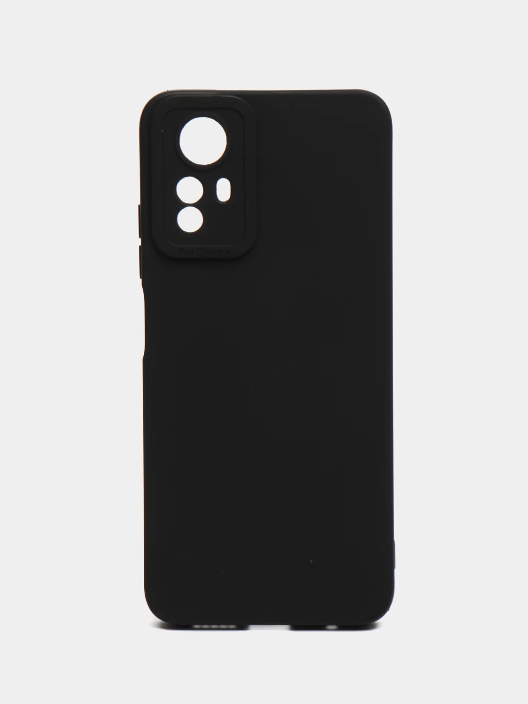 Черный чехол для Xiaomi Redmi Note 12S 4G, Сяоми Редми Нот 12С 4G, с защитой камеры