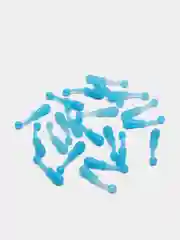 Бирюзовый приманка силиконовая для микроджига Whitebait