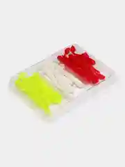 Разноцветный виброхвост, силиконовая приманка для микроджига MINNOW