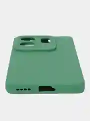 Зеленый чехол для Infinix Zero 30 4G (Инфиникс Зеро 30), с защитой камеры