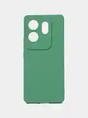 Зеленый чехол для Infinix Zero 30 4G (Инфиникс Зеро 30), с защитой камеры