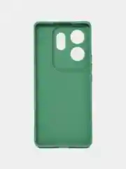 Зеленый чехол для Infinix Zero 30 4G (Инфиникс Зеро 30), с защитой камеры
