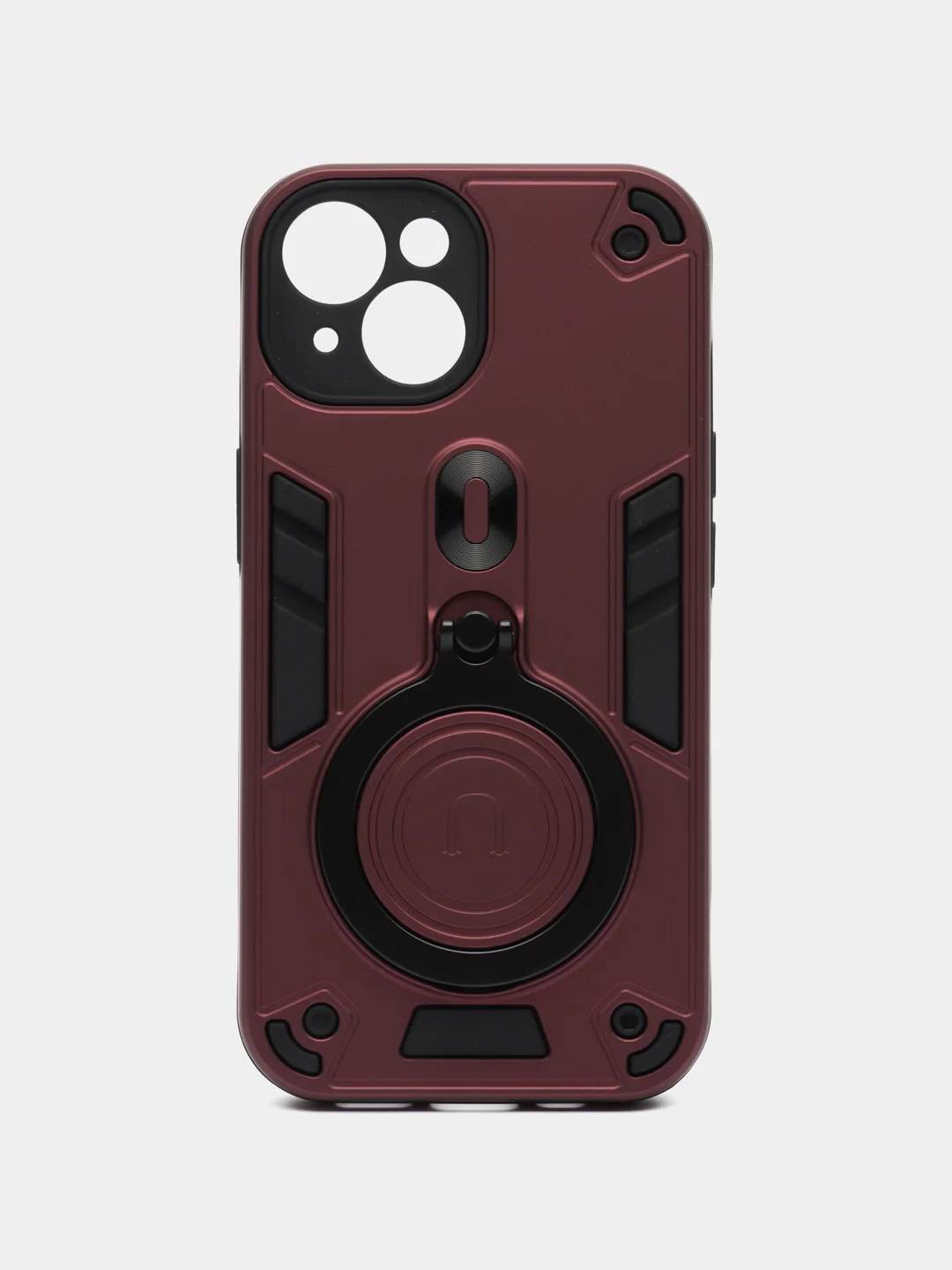 Бордовый противоударный чехол для iPhone 15, 15 Pro, 15 Pro Max, 14, 14 Pro, 14, 13, 13 Pro, 11