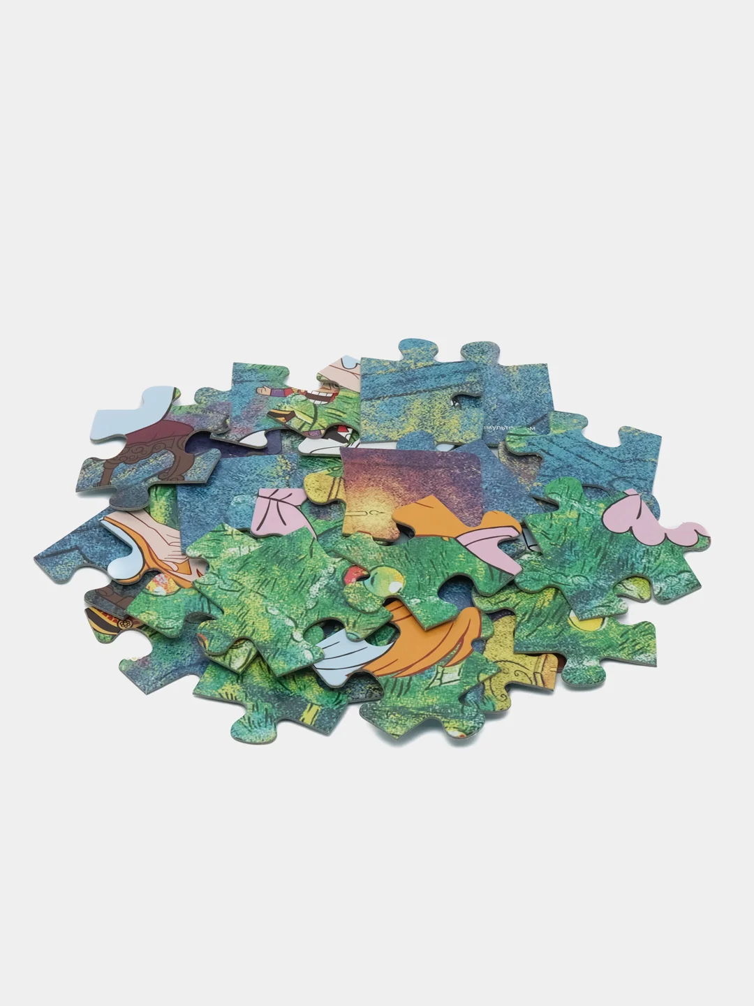 Зелёный хаки детский макси-пазл, 35 деталей, "Step Puzzle", 330 х 230 мм