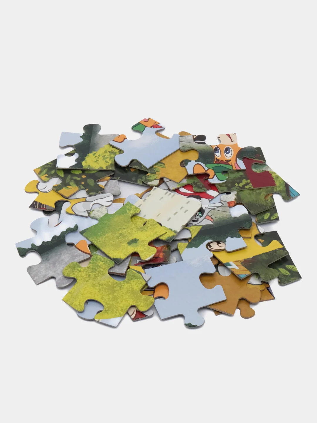 Лазурный детский макси-пазл, 35 деталей, "Step Puzzle", 330 х 230 мм