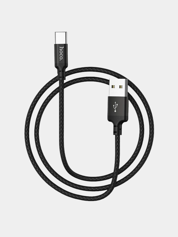 Кабель lightning для iPhone с быстрой зарядкой плетеный длина 1м Hoco X14
