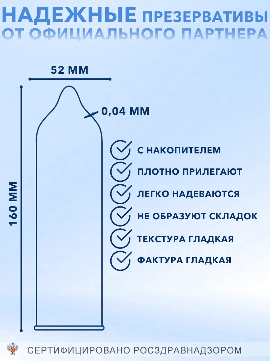 Презервативы ELASUN ультратонкие 18+, со смазкой, классические, 12 шт