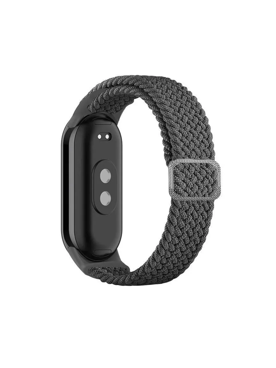 Серый ремешок для Xiaomi Mi Band 8 / 9 нейлоновый