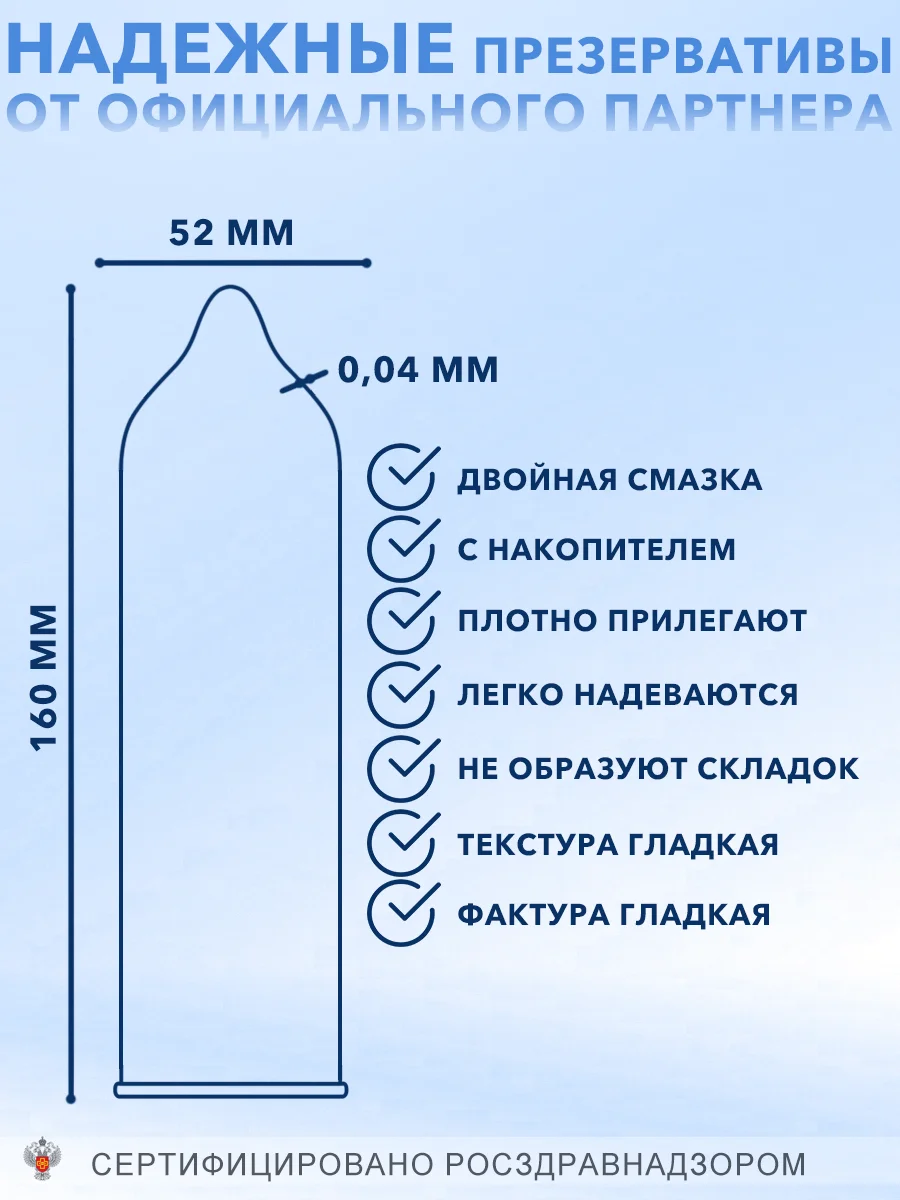Презервативы ELASUN, ультратонкие, со смазкой, 18+, ультрагладкие