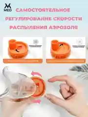 Розовый ингалятор компрессорный, с низким уровнем шума для взрослых и детей MVMED