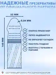 Презервативы ELASUN ультратонкие с усиками 20 шт, 18+