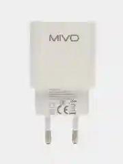 Белый сетевое зарядное устройство Mivo MP-327Q, 38W, USB+Type-C